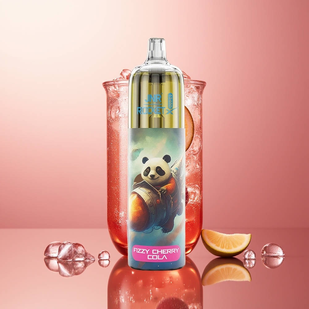 Fizzy Cherry Cola JNR Rocket-X 12400 Puffs RGB Lights