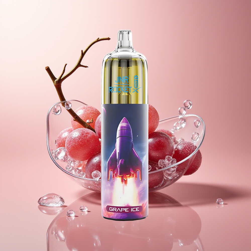 Grape Ice JNR Rocket-X 12400 Puffs Type-C Quick Charge Disposable Vape