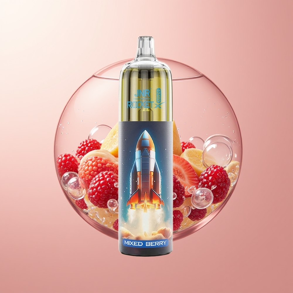 Mixed Berry JNR Rocket-X 12400 Puffs Type-C Quick Charge Disposable Vape