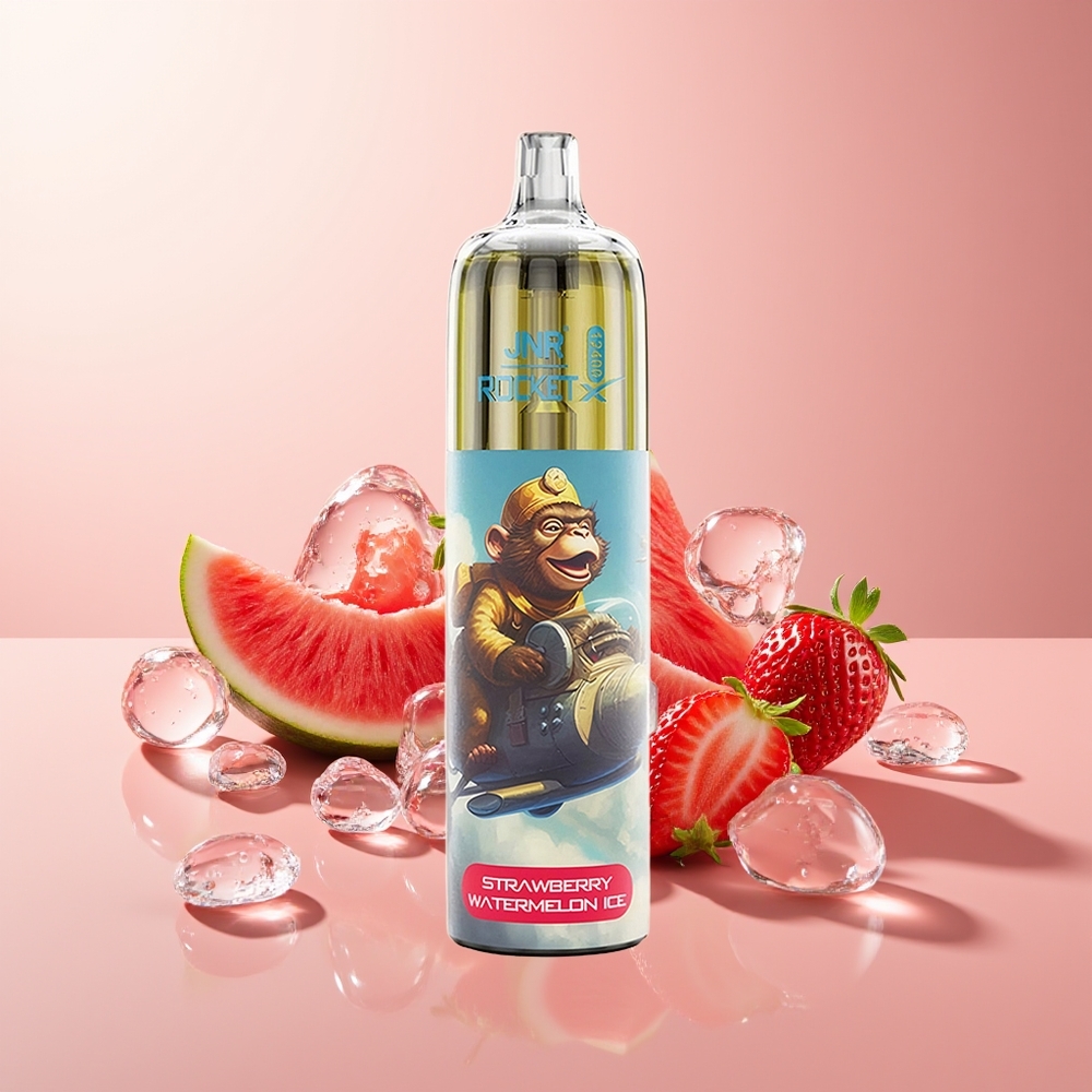 Strawberry Watermelon Ice JNR Rocket-X 12400 Puffs RGB Lights