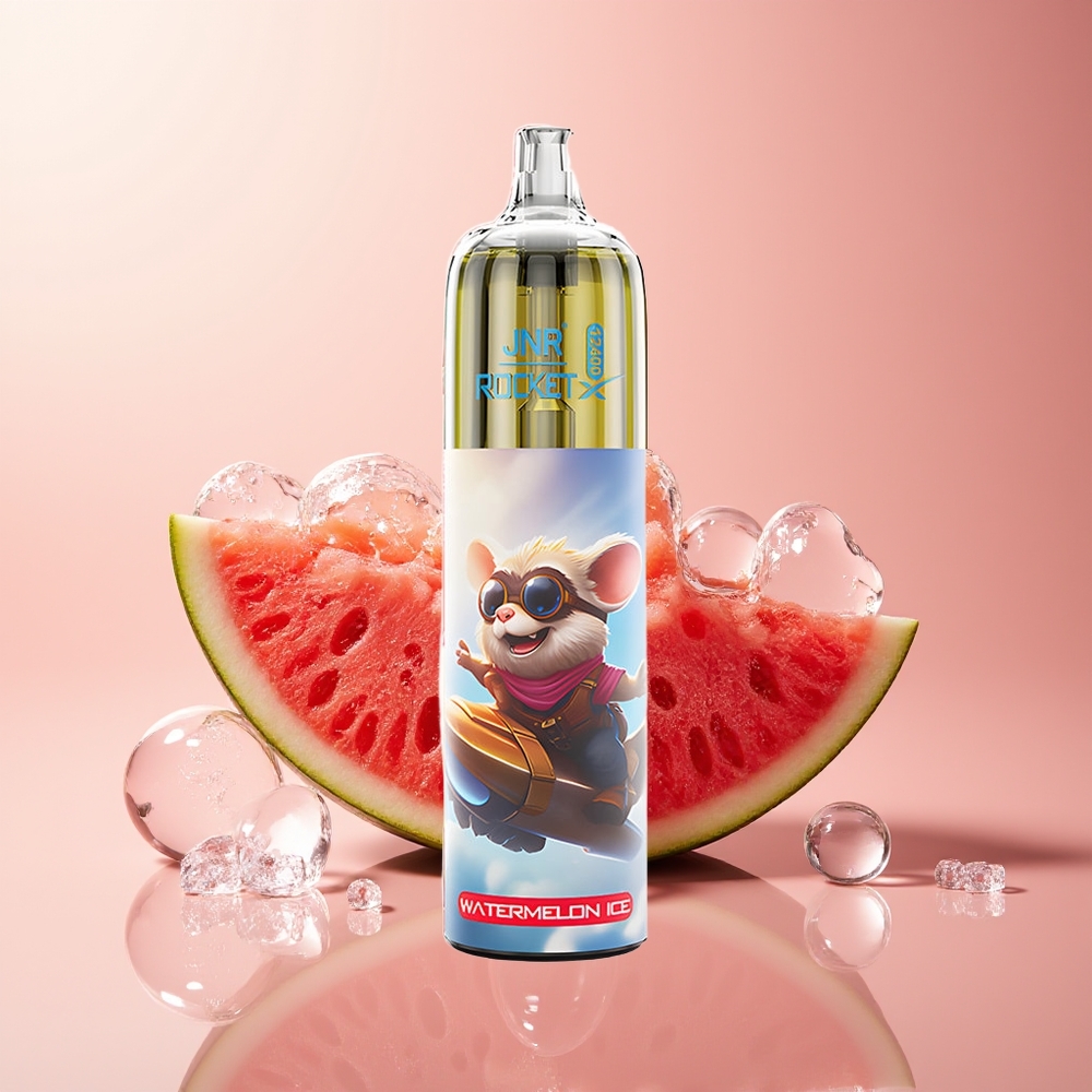 Watermelon Ice JNR Rocket-X 12400 Puffs Adjustable Airflow