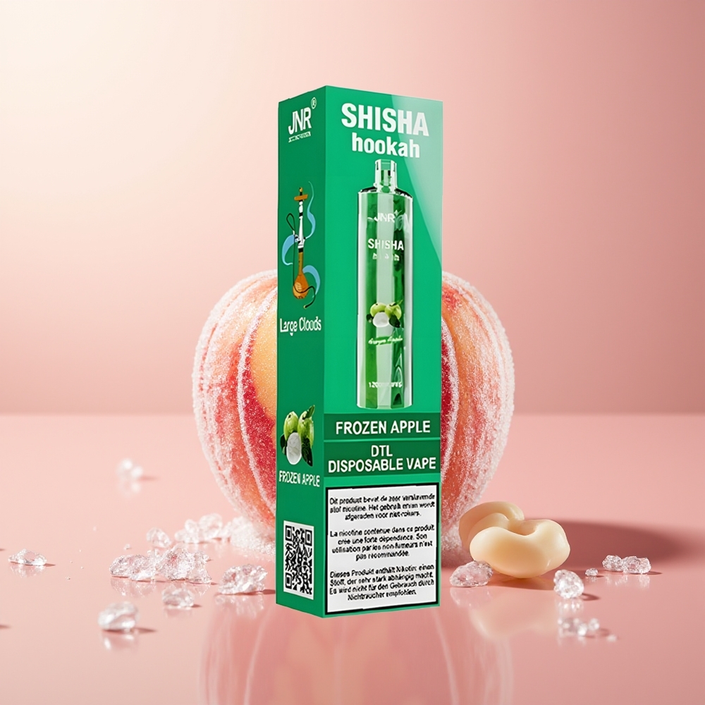 Frozen Apple JNR Shisha Hookah 12000 Puffs Disposable Vape Type-C Fast Charging
