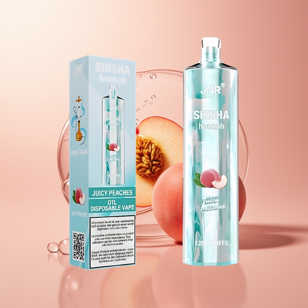 Juicy Peaches JNR Shisha Hookah 12000 Puffs Disposable Vape 750mAh