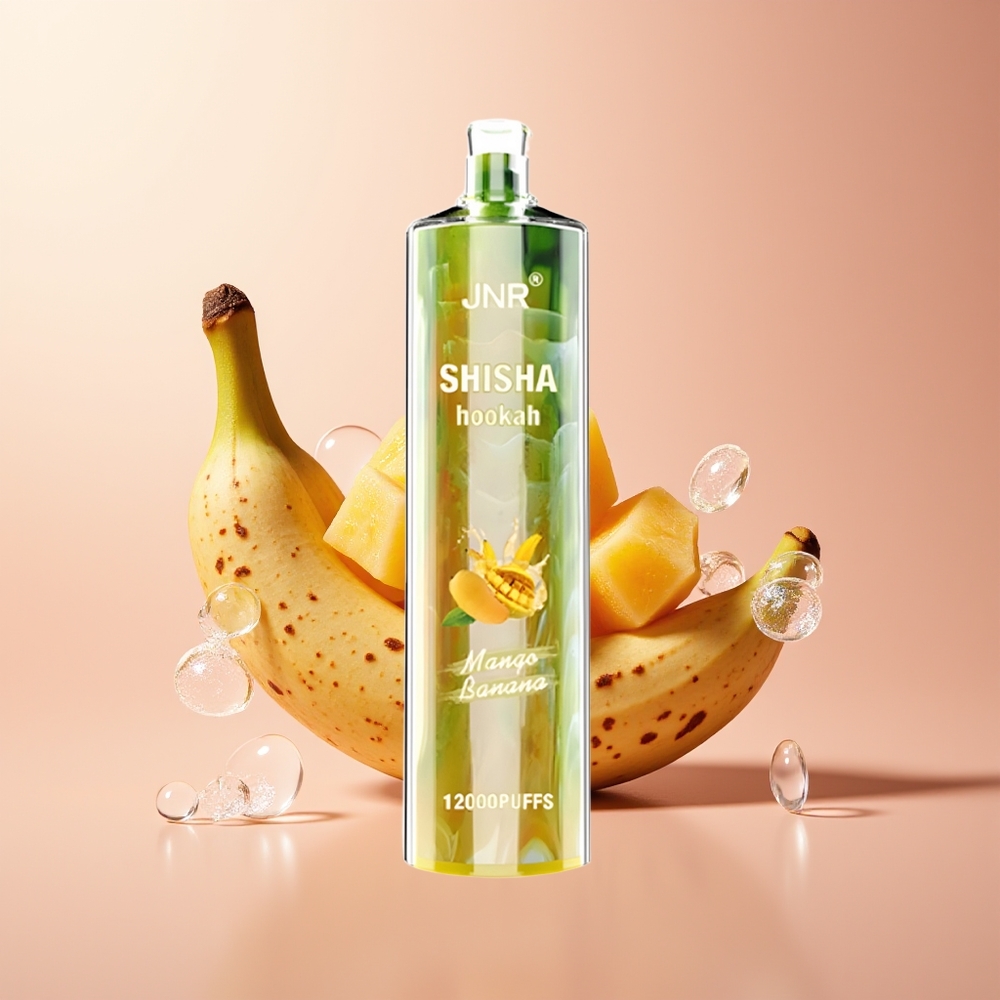 Mango Banana JNR Shisha Hookah 12000 Puffs Disposable Vape with 750mAh Battery
