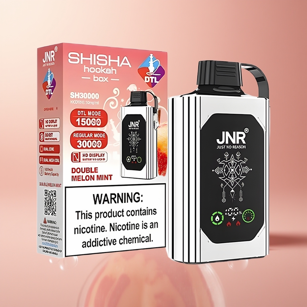 Double Apple JNR Shisha Hookah Box 20500 Puffs Disposable Vape 25ml