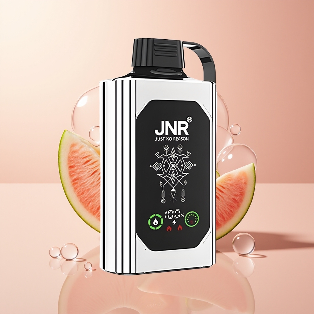 Double Melon Mint JNR Shisha Hookah Box 20500 Puffs Disposable Vape Dual Mesh Coil