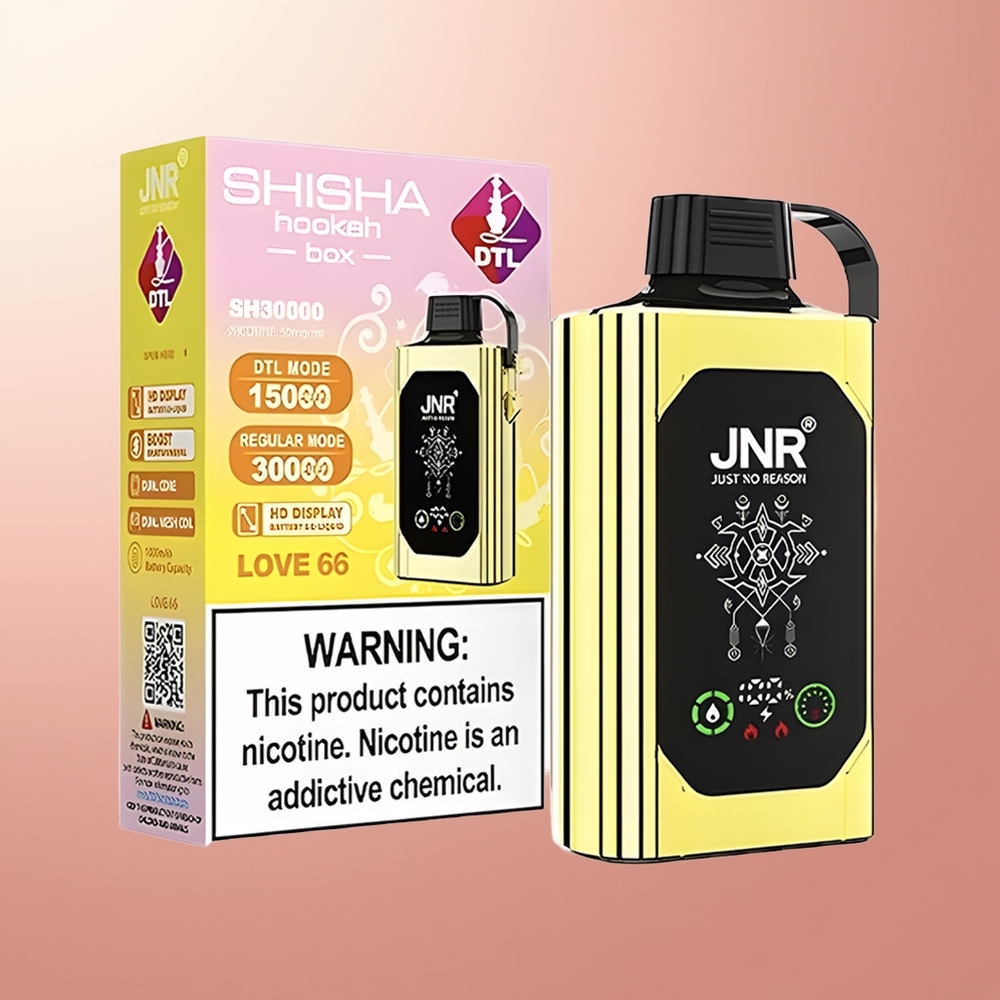 Love 66 JNR Shisha Hookah Box 20500 Puffs Disposable Vape