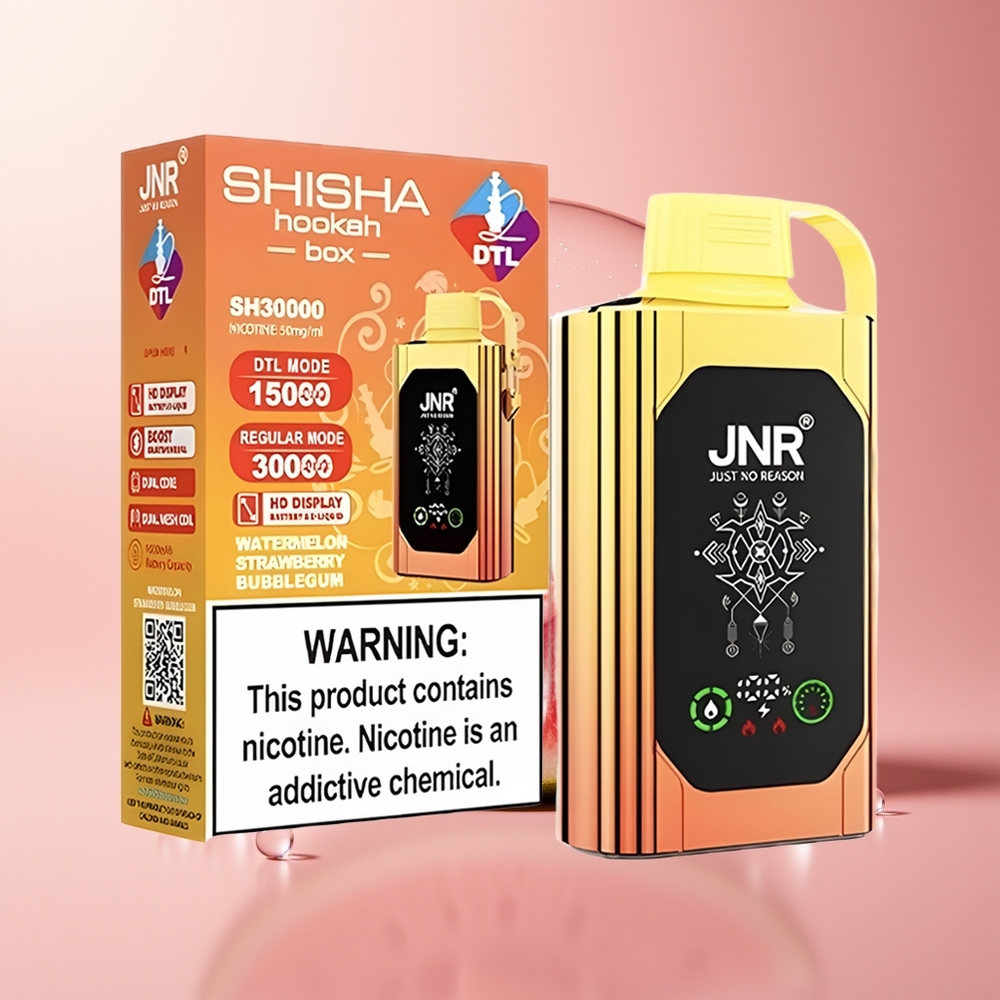 Watermelon Strawberry Bubblegum JNR Shisha Hookah Box 20500 Puffs Disposable Vape