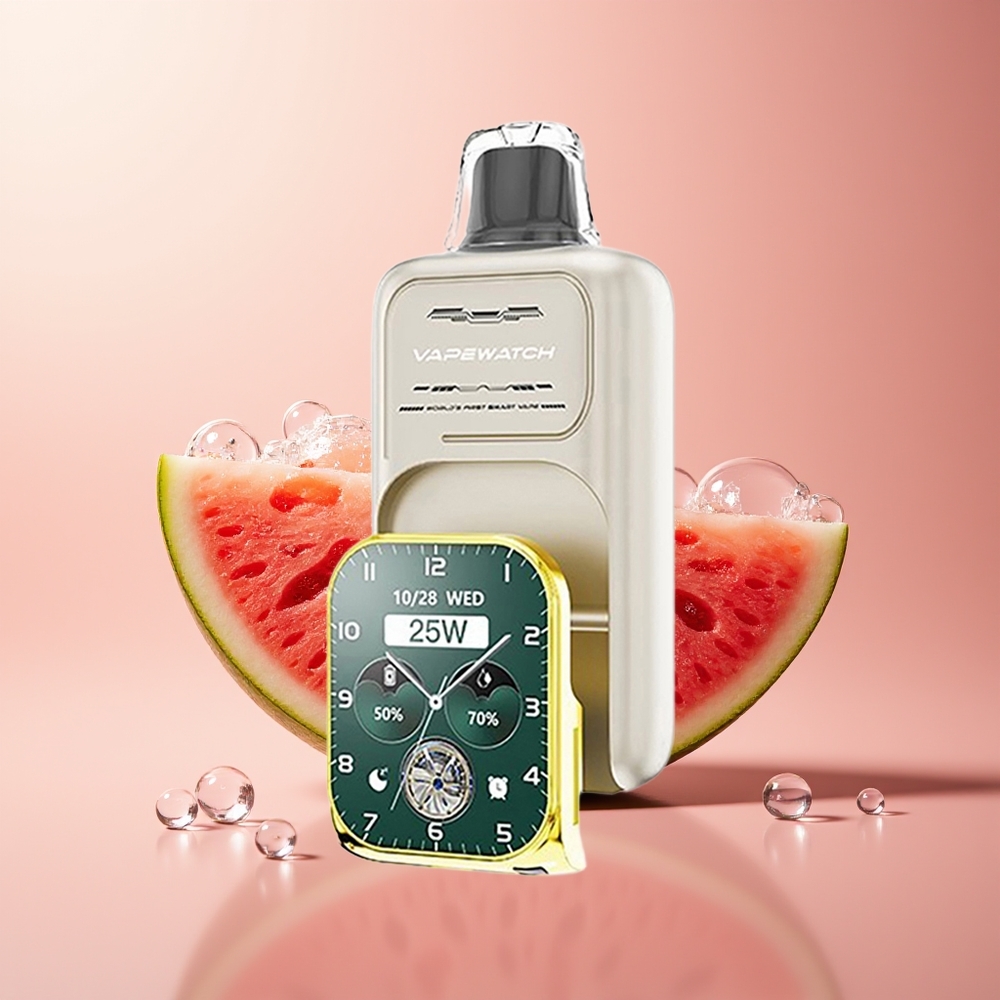 Watermelon Ice JNR VapeWatch 30000 Puffs Dual Mesh Coil