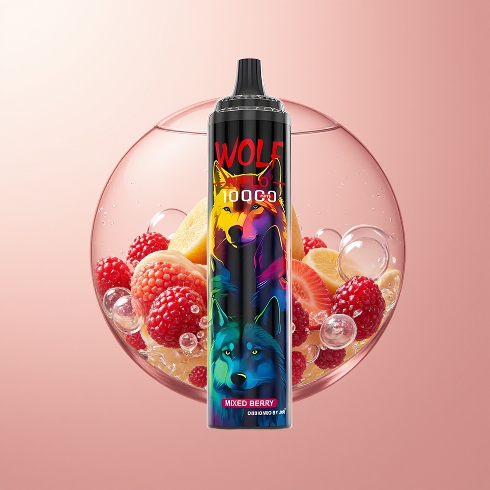 Mixed Berry JNR Wolf Niplo 10000 Puffs 20ml Disposable Vape