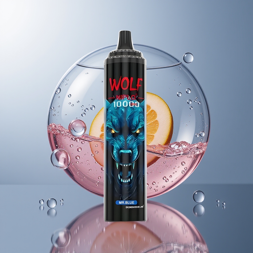 Mr Blue JNR Wolf Niplo 10000 Puffs Mesh Coil Disposable Vape