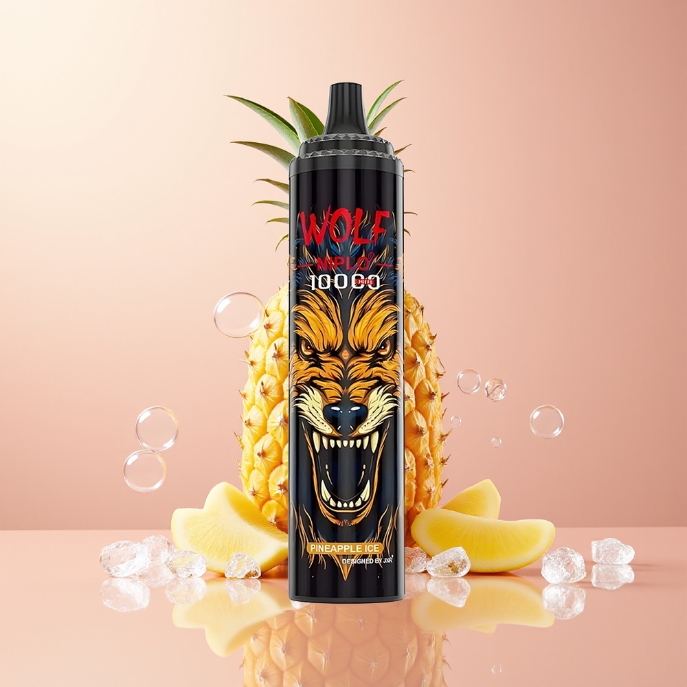 Pineapple Ice JNR Wolf Niplo 10000 Puffs Mesh Coil