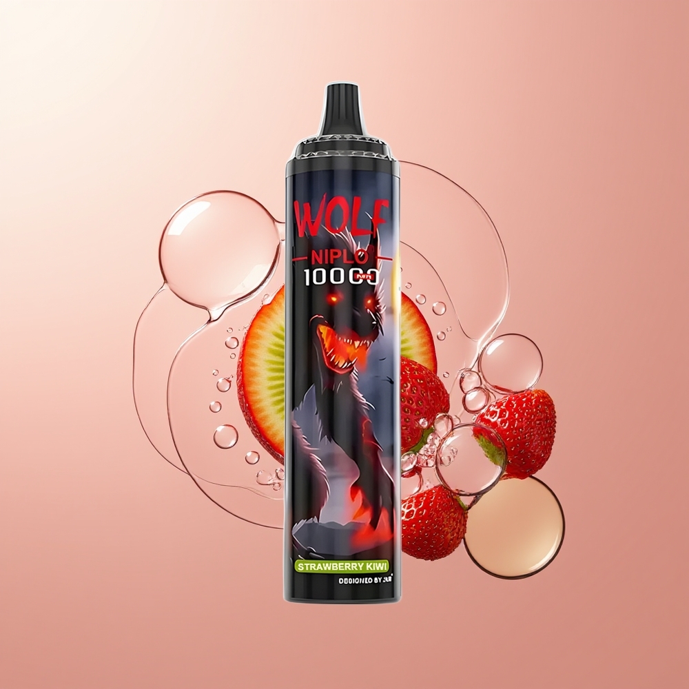 Strawberry Kiwi JNR Wolf Niplo 10000 Puffs 20ml