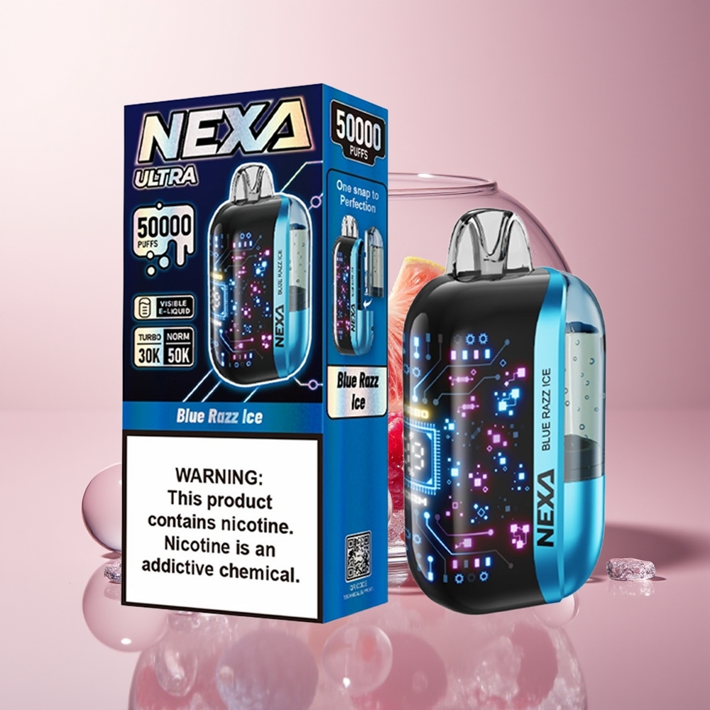 Blue Razz Ice NEXA Ultra 50000 Puffs 20ml Disposable Vape