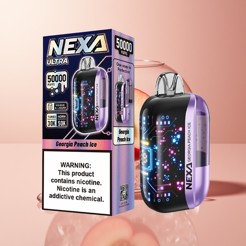 Georgia Peach Ice NEXA Ultra 50000 Puffs 20ml Disposable Vape
