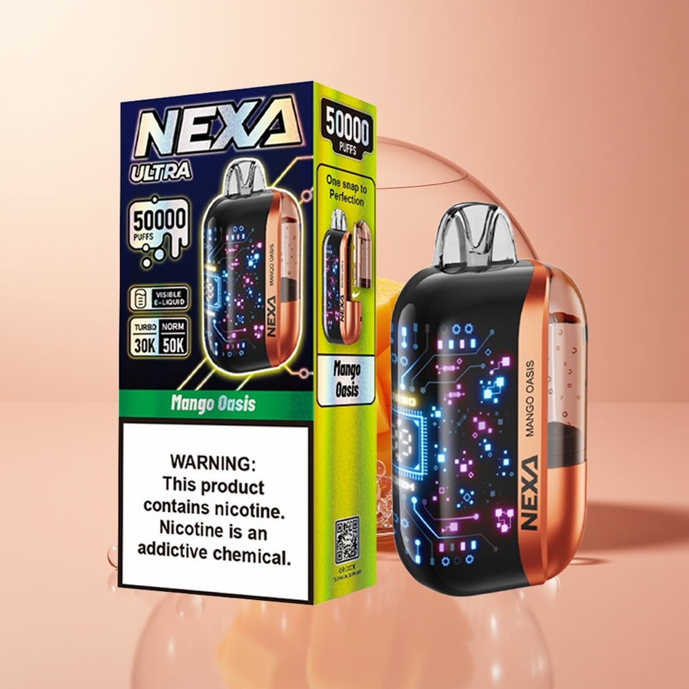 Mango Oasis NEXA Ultra 50000 Puffs Display Screen