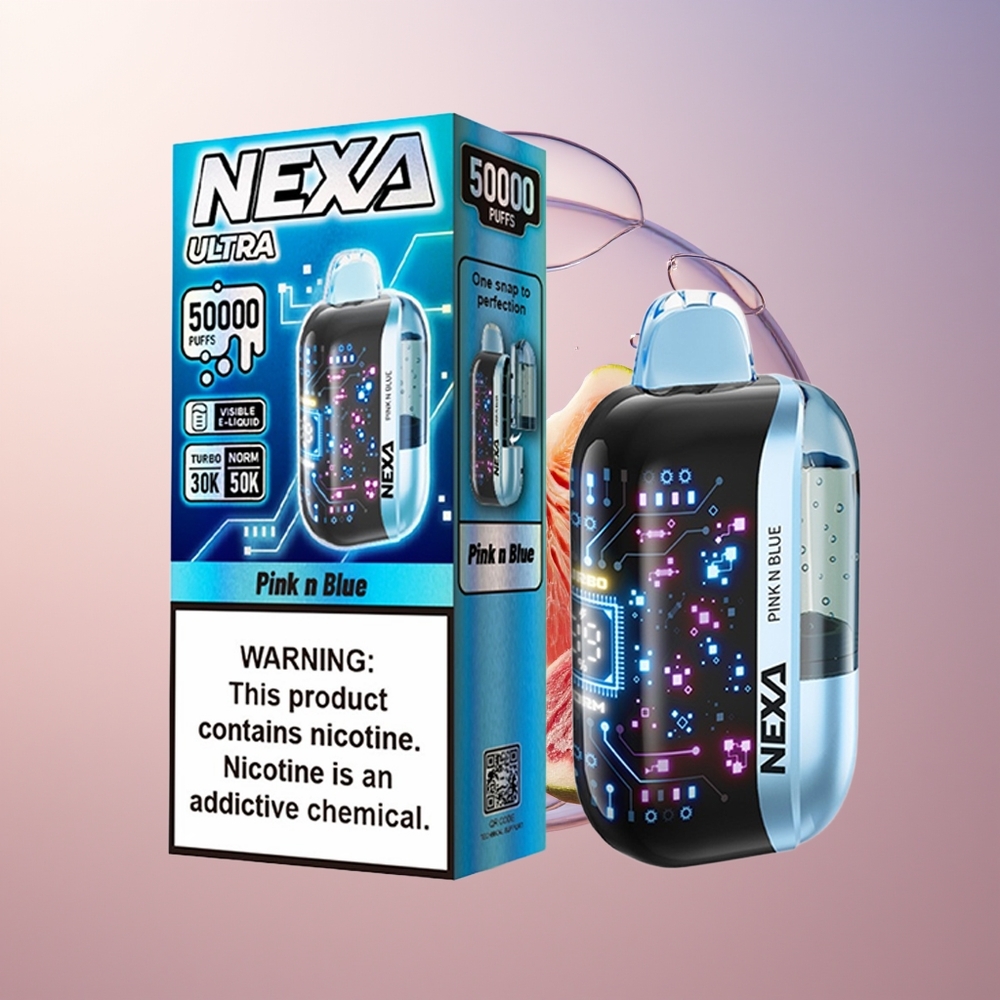 Pink & Blue NEXA Ultra 50000 Puffs 20ml Disposable Vape