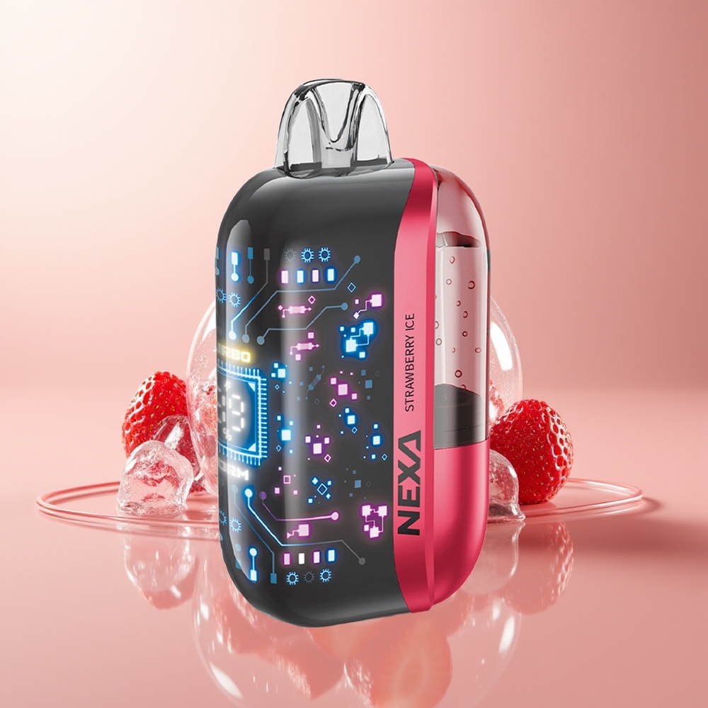 Strawberry Ice NEXA Ultra 50000 Puffs 20ml Disposable Vape