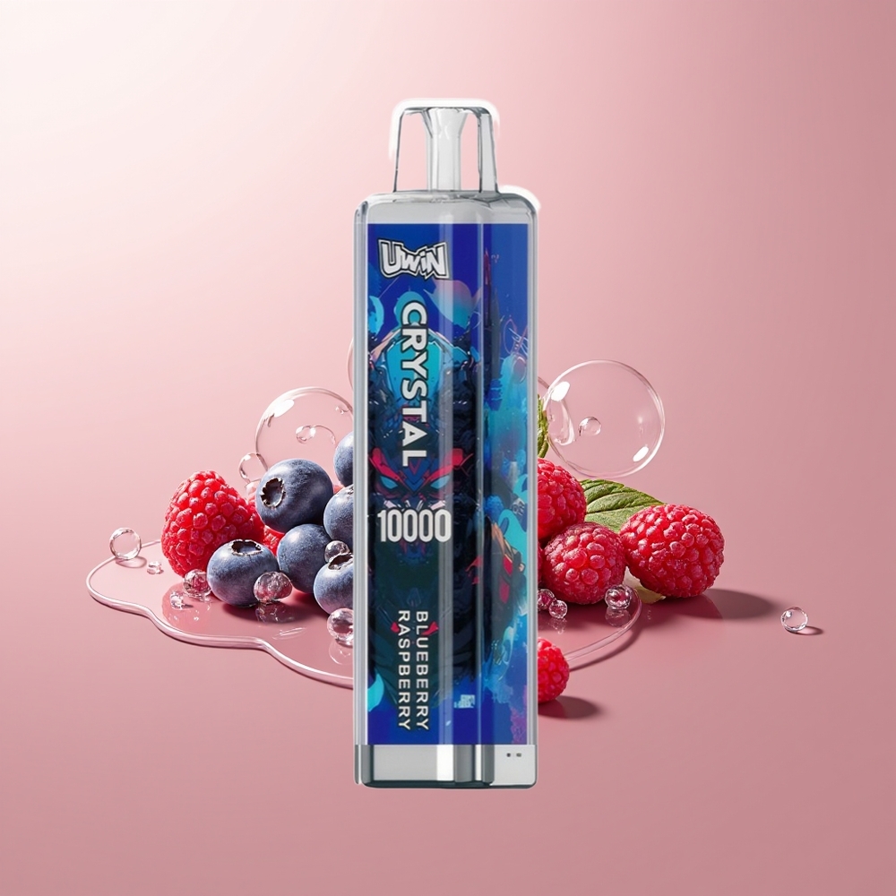 Blueberry Raspberry Uwin Crystal 10000 Puffs RGB Disposable Vape