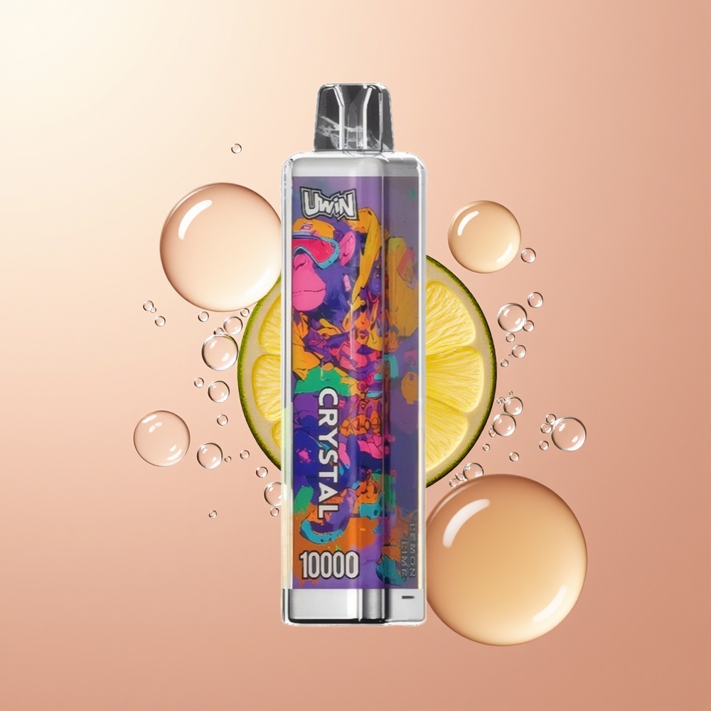 Lemon Lime Uwin Crystal 10000 Puffs RGB