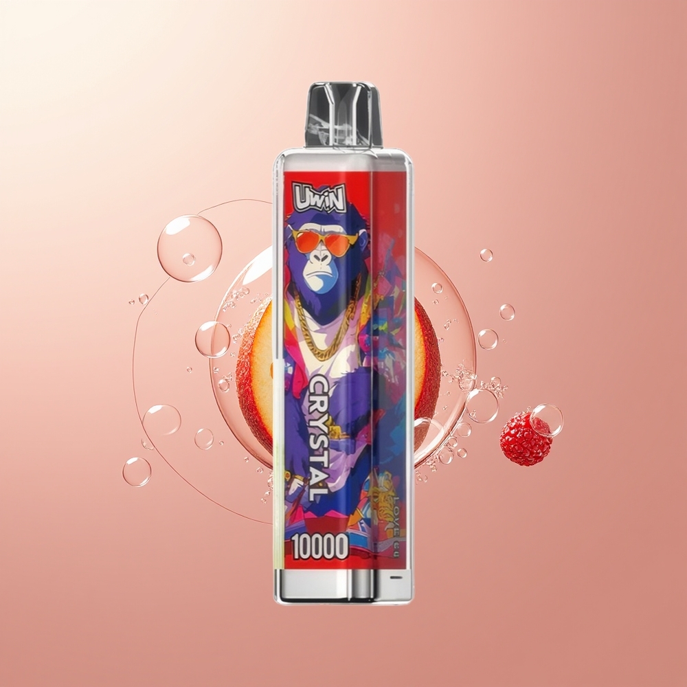 Love 66 Uwin Crystal 10K Puffs RGB Disposable Vape