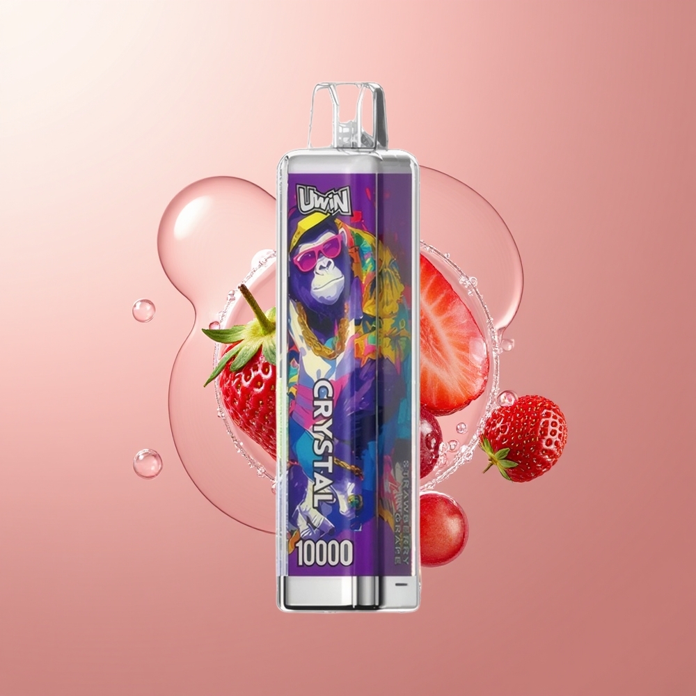 Strawberry Grape Uwin Crystal 10000 Puffs RGB