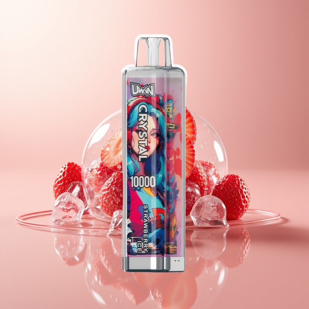 Strawberry Ice Uwin Crystal 10000 Puffs RGB