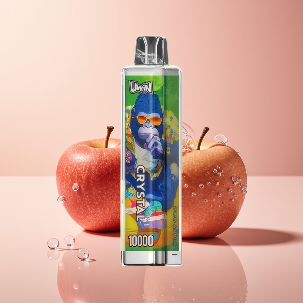 Two Apple Uwin Crystal 10000 Puffs RGB