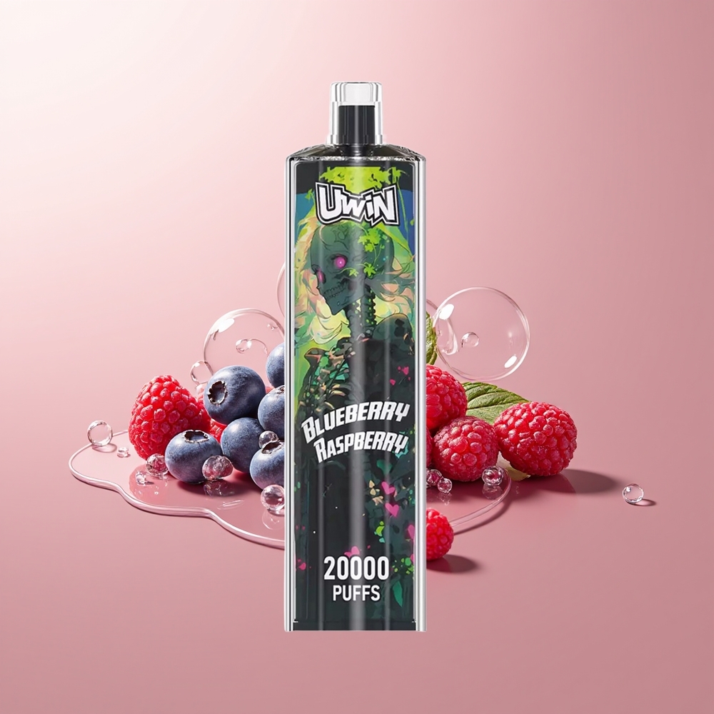 Blueberry Raspberry Uwin Shisha Hookah Crystal 20000 Puffs Mesh Coil