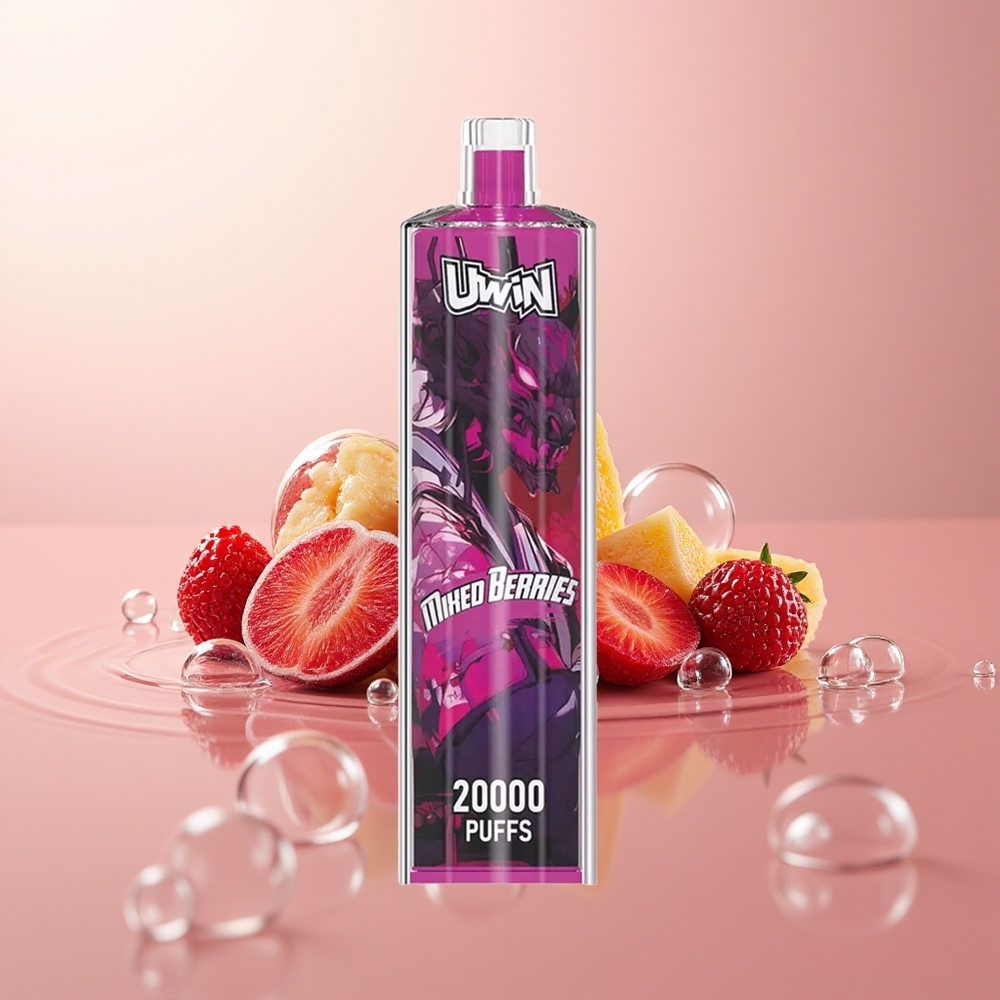 Mixed Berries Uwin Shisha Hookah Crystal 20000 Puffs Mesh Coil