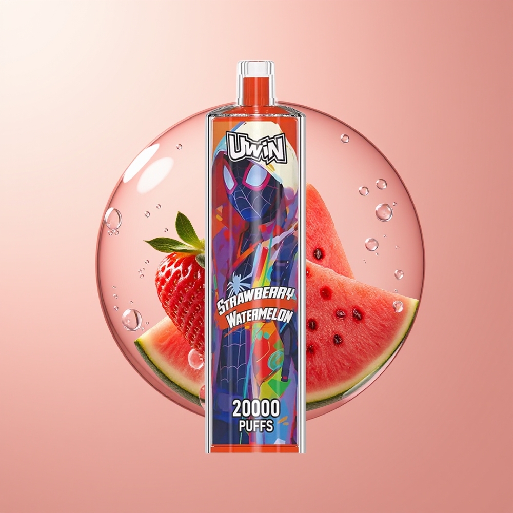 Strawberry Watermelon Uwin Shisha Hookah Crystal 20000 Puffs Mesh Coil