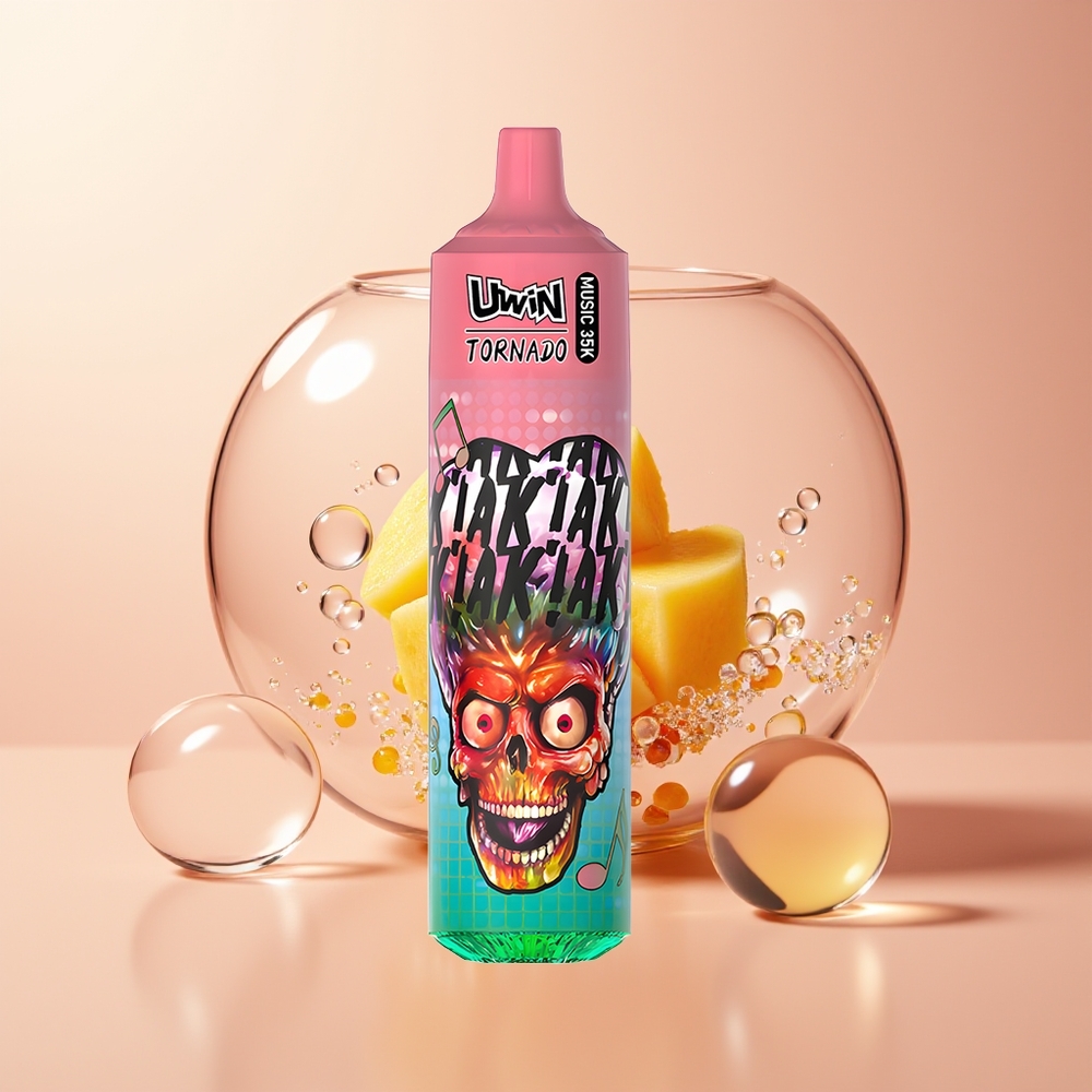Peachy Mango Pineapple Uwin Tornado 35K Music 600mAh
