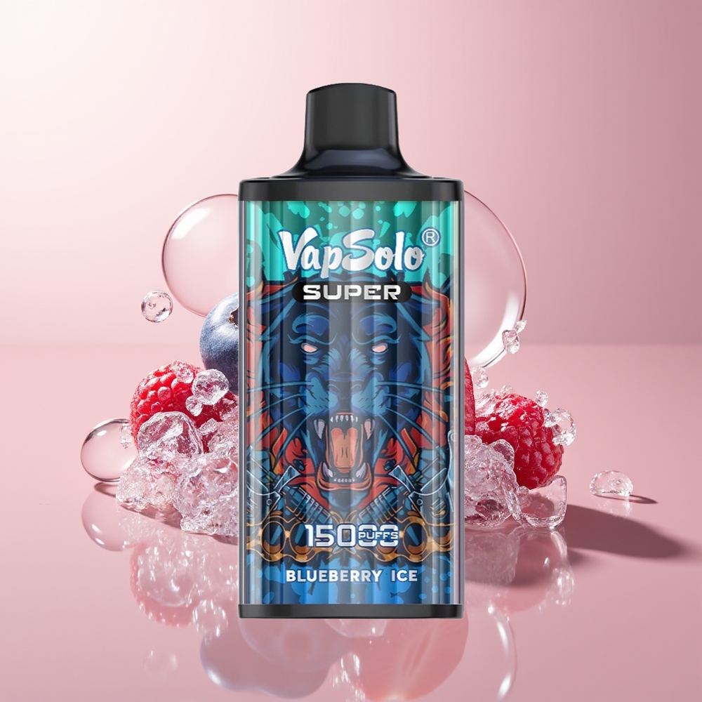 Blueberry Ice Vapsolo Super 15000 Puffs Type-C