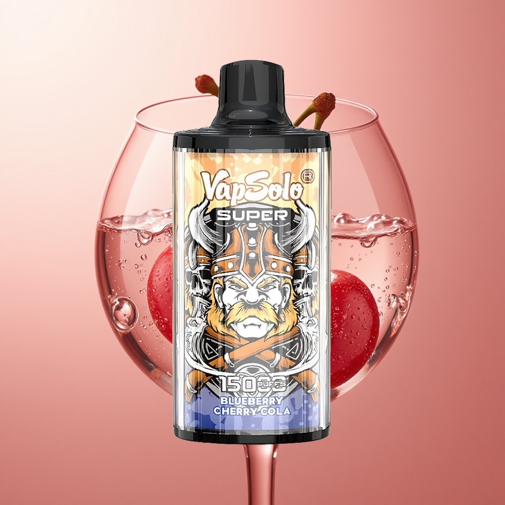 Cherry Cola Vapsolo Super 15000 Puffs 850mah Mesh Coil Disposable Vape