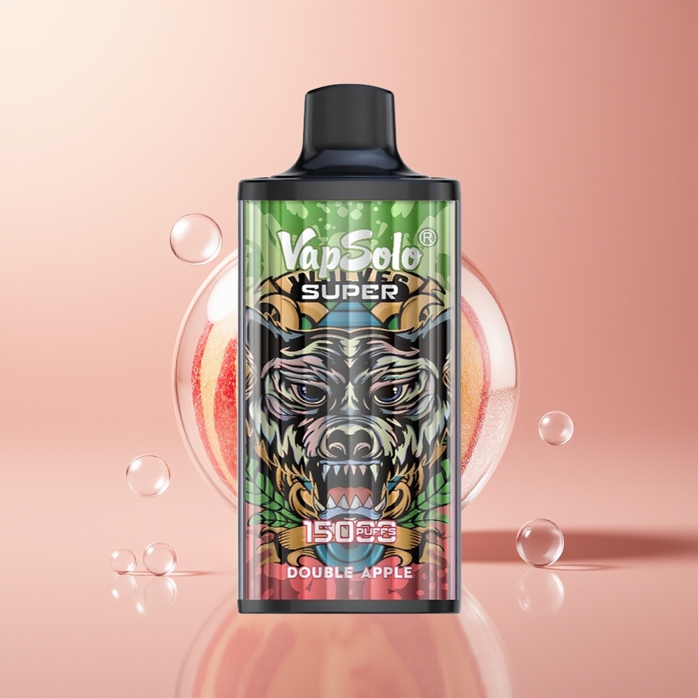 Double Apple Vapsolo Super 15000 Puffs 40ml Disposable Vape