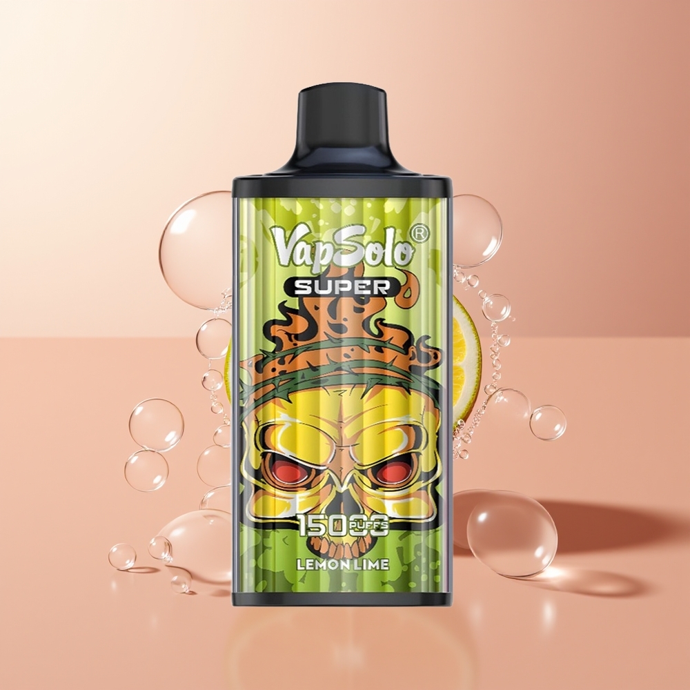 Lime Lemon Vapsolo Super 15000 Puffs Mesh Coil