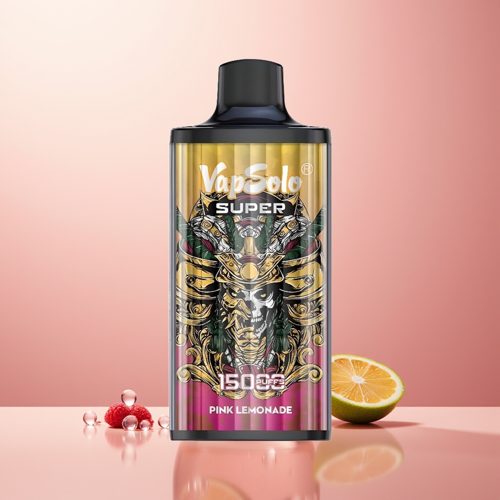 Super Pink Lemonade Vapsolo Super 15000 Puffs 40ml Disposable Vape