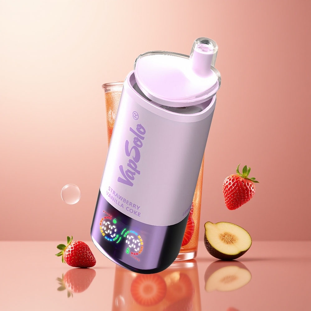 Strawberry Vanilla Coke VapSolo Triple 30000 Puffs Type-C