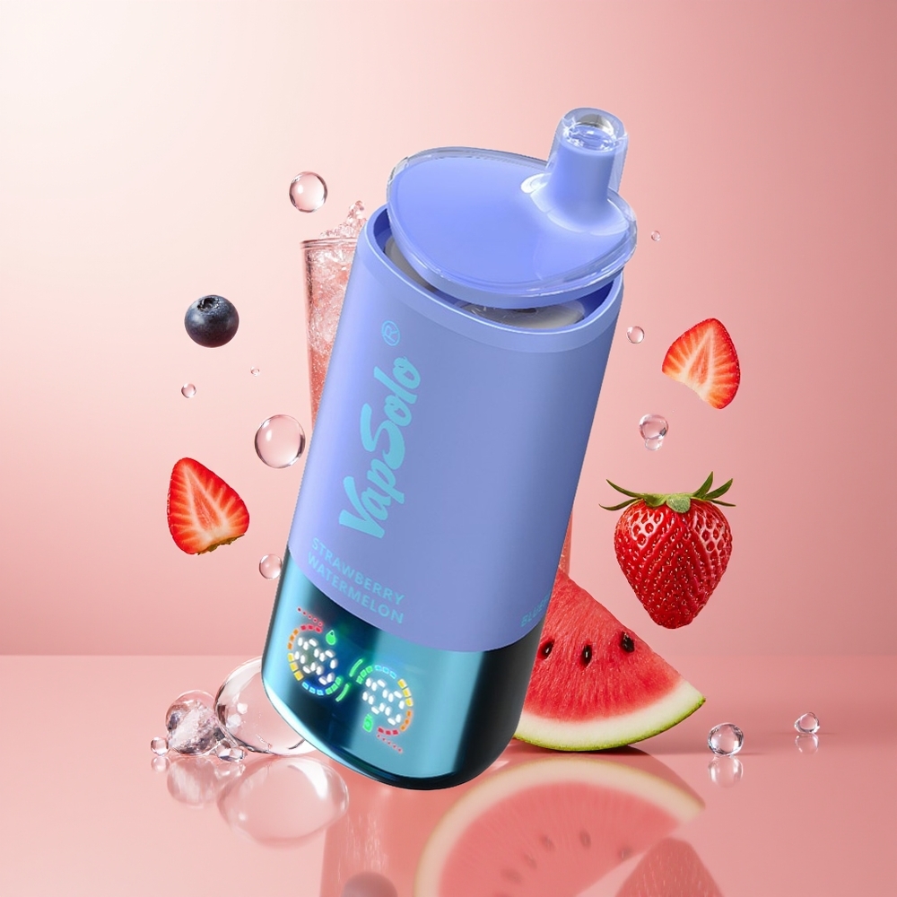 Strawberry Watermelon & Blueberry Ice VapSolo Triple 30000 Puffs Type-C