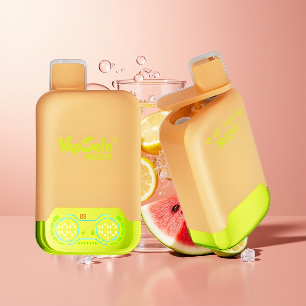 Lemon Lime & Watermelon Ice Vapsolo Twins 20000 Puffs Dual Tank Type-C