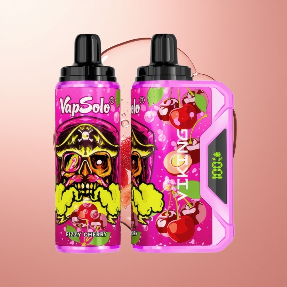 Fizzy Cherry VapSolo VIKING 12000 Puffs Type-C Disposable Vape