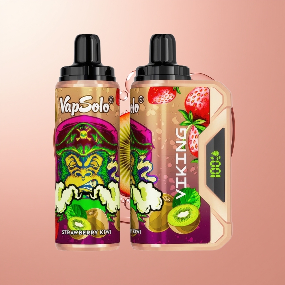 Strawberry Kiwi VapSolo VIKING 12000 Puffs Type-C