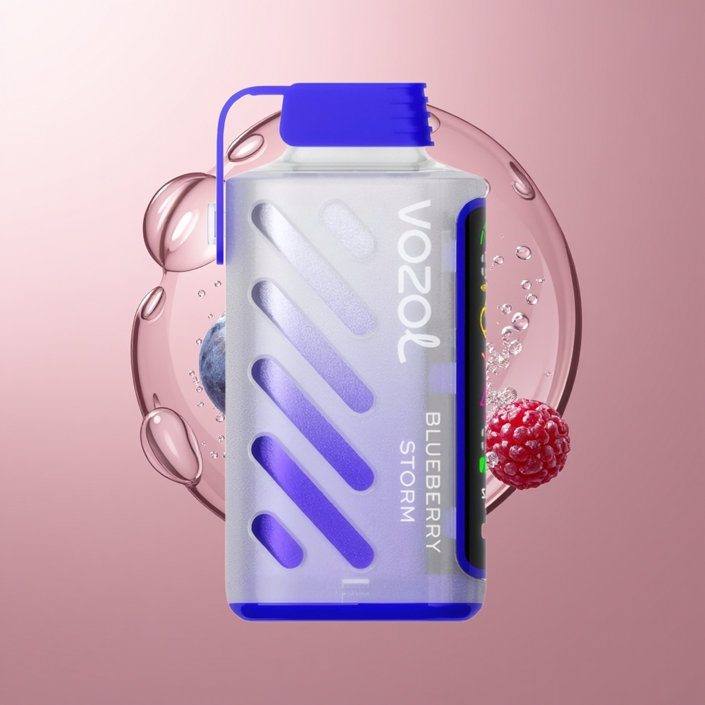Blueberry Storm VOZOL Gear Power 20000 Puffs Dual Mesh Coil