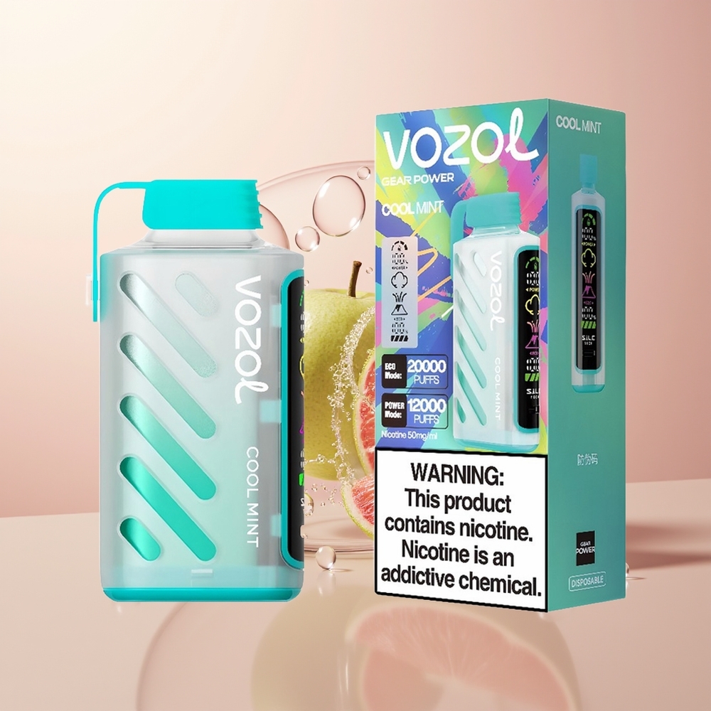 Cool Mint VOZOL Gear Power 20000 Puffs Disposable Vape