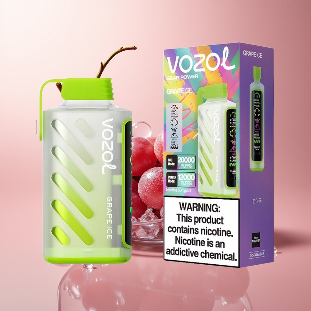 Grape Ice VOZOL Gear Power 20000 Puffs Dual Mesh Coil
