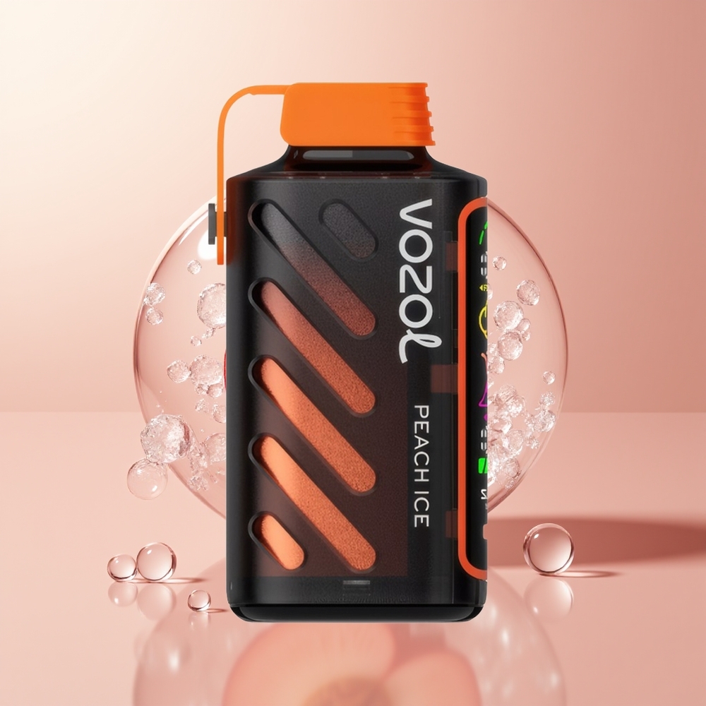 Peach Ice VOZOL Gear Power 20000 Puffs Dual Mesh Coil