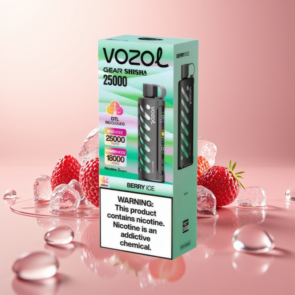 Berry IceVOZOL Gear Shisha 25000 Puffs Dual Modes
