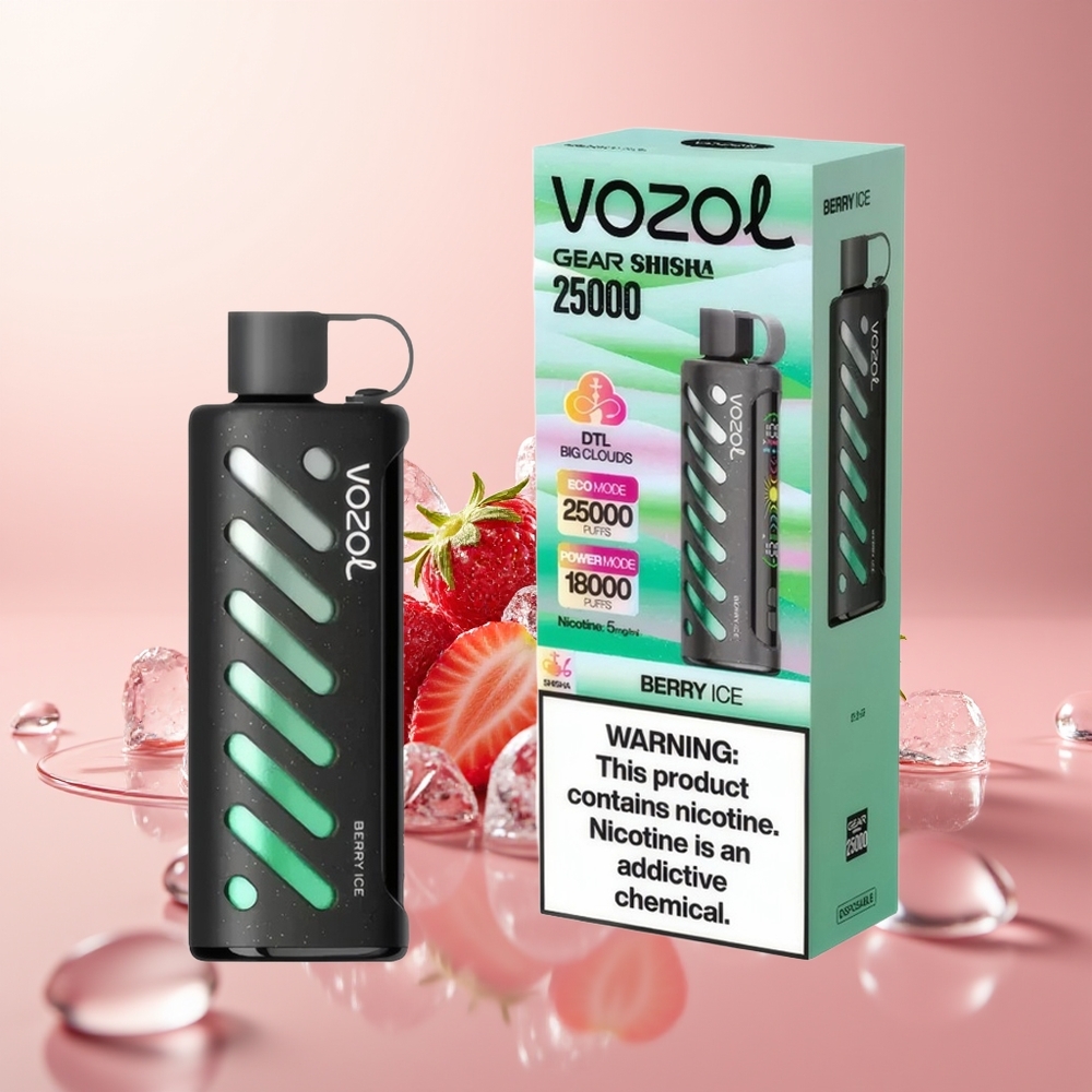Berry IceVOZOL Gear Shisha 25000 Puffs Dual Modes