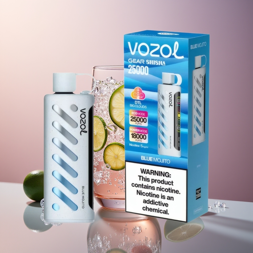 Blue MojitoVOZOL Gear Shisha 25000 Puffs Shisha Dual Mesh