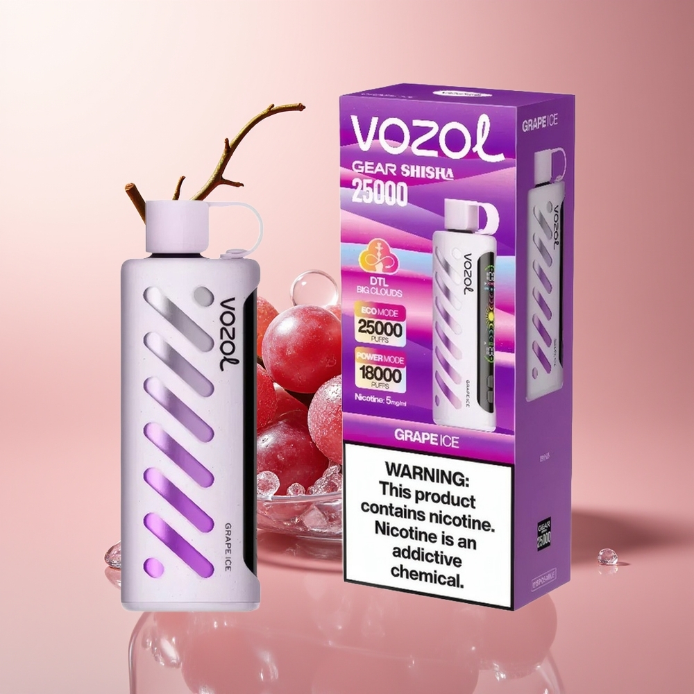 Grape IceVOZOL Gear Shisha 25000 Puffs Dual Mesh